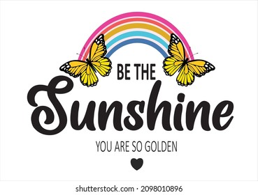 be the sunshine vector rainbow