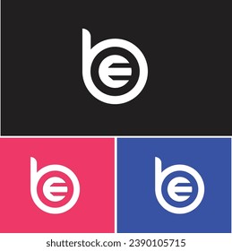 BE Text Logo Design Ideas 