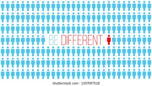 people being different