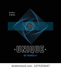 Be unique illustration typography vector graphic t shirt design for using all types of mens boys girls kids ladies t shirt print design and all types of fashion garments apparel industry and etc 