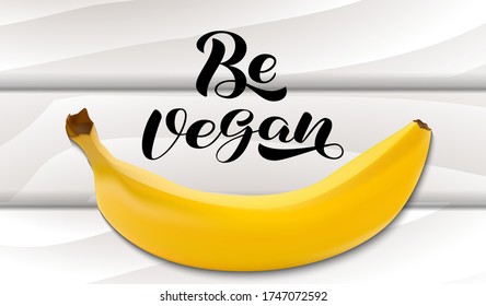 Leer el pincel vegan. Ilustración de material vectorial para tarjeta