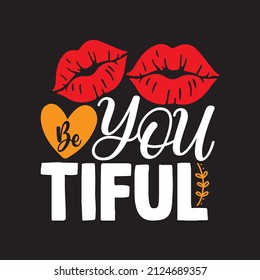 Be you tiful vector file svg
