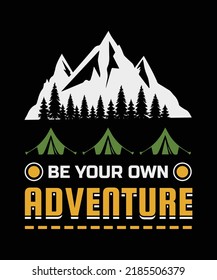 BE YOUR OWN ADVENTURE T SHIRT DESIGN