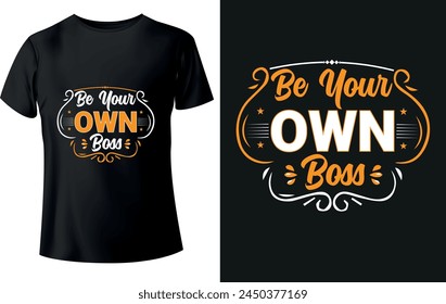 Be your own Boss - Typography 