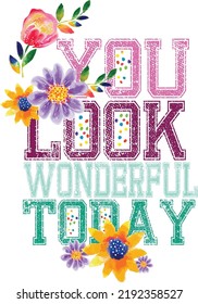 Be your own kind of beautiful hand drawn lettering quote. Phrase for posters, T-shirts and postcards. vector design.