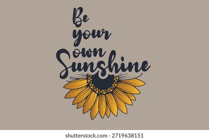 Be your own sunshine artwork development 
