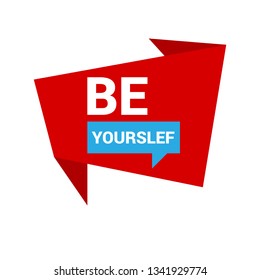 Be Yourself label