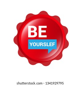 Be Yourself label