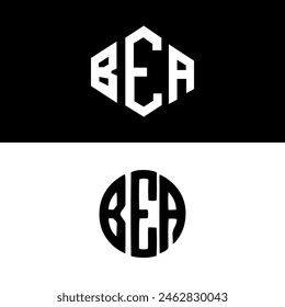 BEA letter logo vector design, BEA simple and modern logo. BEA luxurious alphabet design