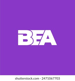 BEA letter monogram typography logo