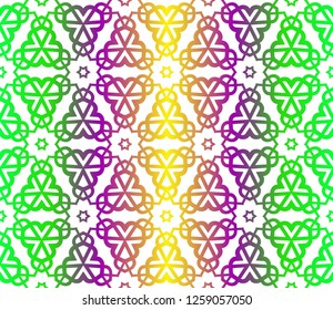 Beaautiful Vector Seamless Geometric Paper For Scrapbook.