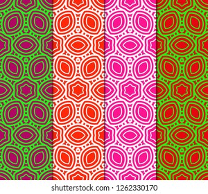 Beaautiful Vector Seamless Geometric Paper For Scrapbook.