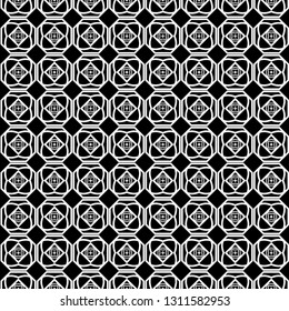 Beaautiful Vector Seamless Geometric Paper For Wrapping paper. Black grey color