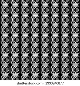 Beaautiful Vector Seamless Geometric Paper For Wrapping paper. Black grey color