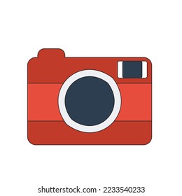 Beach 2023 Vector Icon Illustration