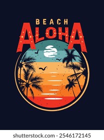 Beach Aloha t shirt design Find Your Wave, Ride the Wave 