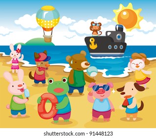 Beach Animal Party