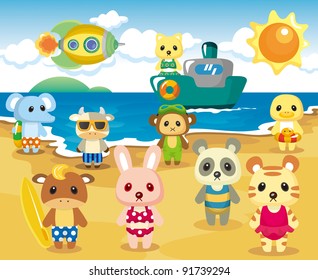 Beach Animal Party