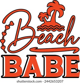 Beach babe , beach design