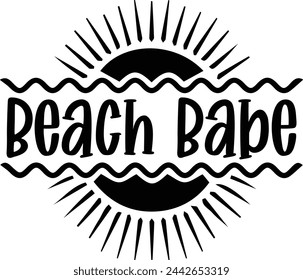 Beach babe , beach design