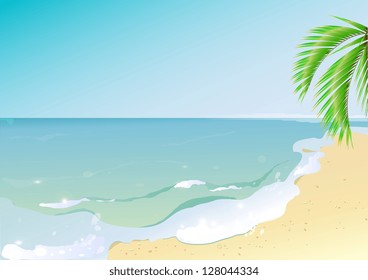 beach background vector