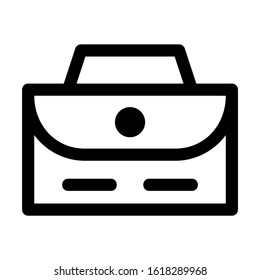 beach bag icon isolated sign symbol vector illustration - high quality black style vector icons
