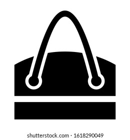 beach bag icon isolated sign symbol vector illustration - high quality black style vector icons
