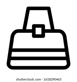 beach bag icon isolated sign symbol vector illustration - high quality black style vector icons
