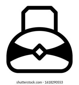 beach bag icon isolated sign symbol vector illustration - high quality black style vector icons
