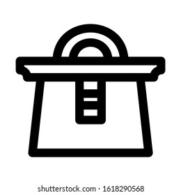 beach bag icon isolated sign symbol vector illustration - high quality black style vector icons
