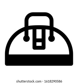 beach bag icon isolated sign symbol vector illustration - high quality black style vector icons
