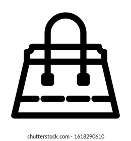 beach bag icon isolated sign symbol vector illustration - high quality black style vector icons
