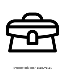 beach bag icon isolated sign symbol vector illustration - high quality black style vector icons
