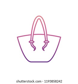 Beach bag icon in nolan style. One of Summer Clothes collection icon can be used for UI, UX