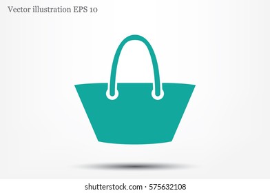 beach bag icon vector illustration.