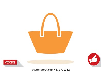 beach bag icon vector illustration.