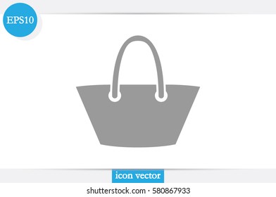 beach bag icon vector illustration.