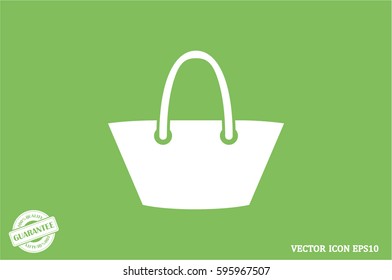 beach bag icon vector illustration eps10.