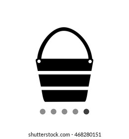 Beach bag simple icon