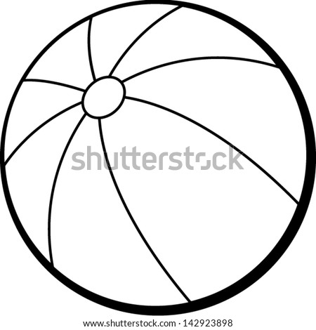 Beach Ball Stock Vector (Royalty Free) 142923898 - Shutterstock