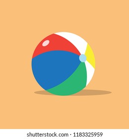 Beach Ball Stock Illustration 138496961