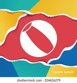 beach ball icon