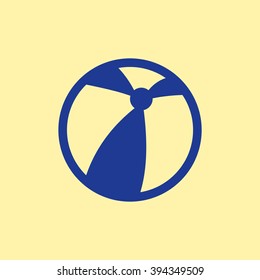 Beach ball icon.