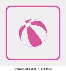 Beach ball icon.