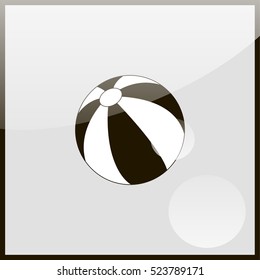 Beach ball icon.