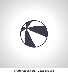 Beach ball icon. child ball icon.