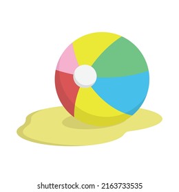 beach ball icon design template vector illustration