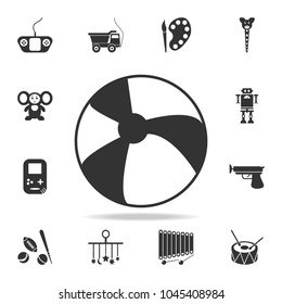 beach ball icon. Detailed set of baby toys icons. Premium quality graphic design. One of the collection icons for websites, web design, mobile app on white background