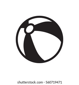 beach ball icon illustration isolated vector sign symbol