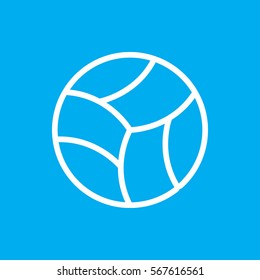 beach ball icon illustration isolated vector sign symbol